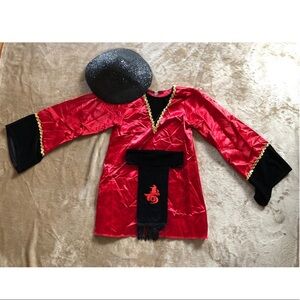 Red dance costume